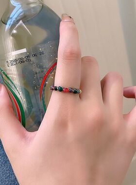 百搭小众可调节女高级感个性开口