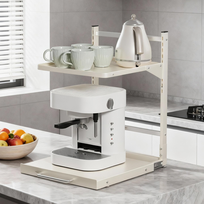 微波炉置物架可抽拉多功能烤箱架