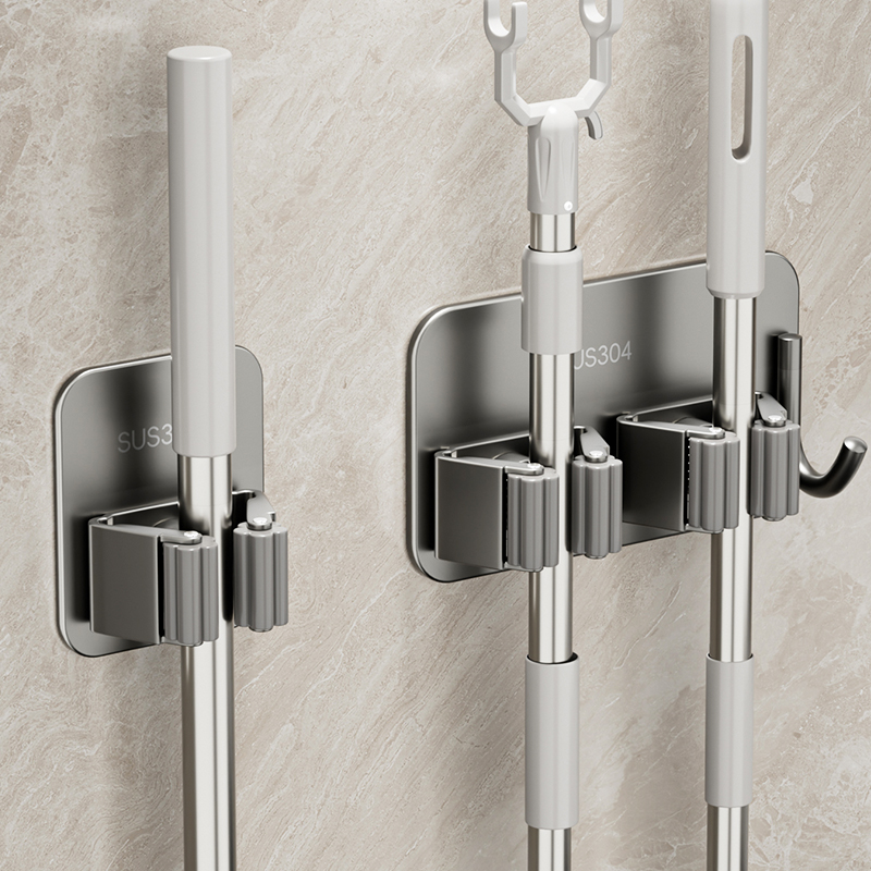 免打孔扫把挂架扫把拖把挂钩壁挂