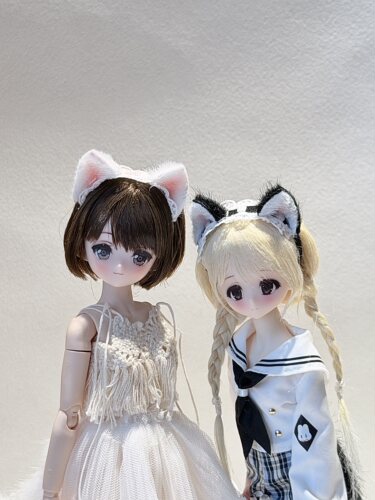 特六猫耳发箍bjd12分 azone 莫宁自制 gsc 光魇双生 米甜四 兵人