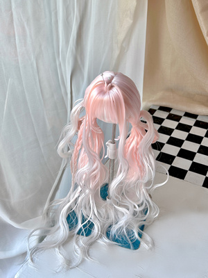 【工期三周】bjdmmd假发三分四分六分手改毛双马尾卷发熊妹熊蛋