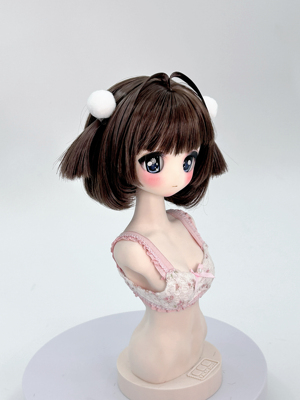 【工期两周】bjd假发三分四分六分手改毛双马尾卷发熊妹熊蛋mdd