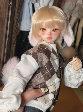 bjd娃用兽配发箍头饰垂耳兔耳朵兔耳发箍四六分三分mdd