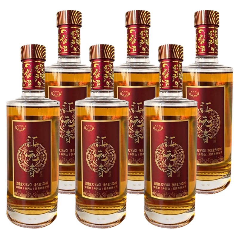 汇元春鹿酒42度500ml/瓶