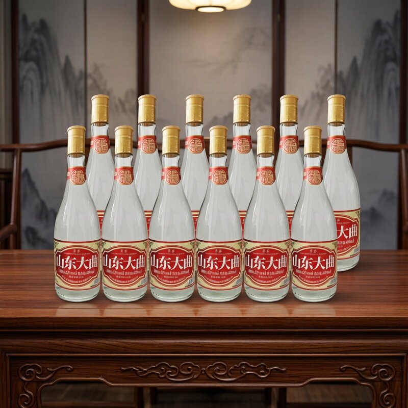 景芸12瓶山东大曲酒42度浓香型