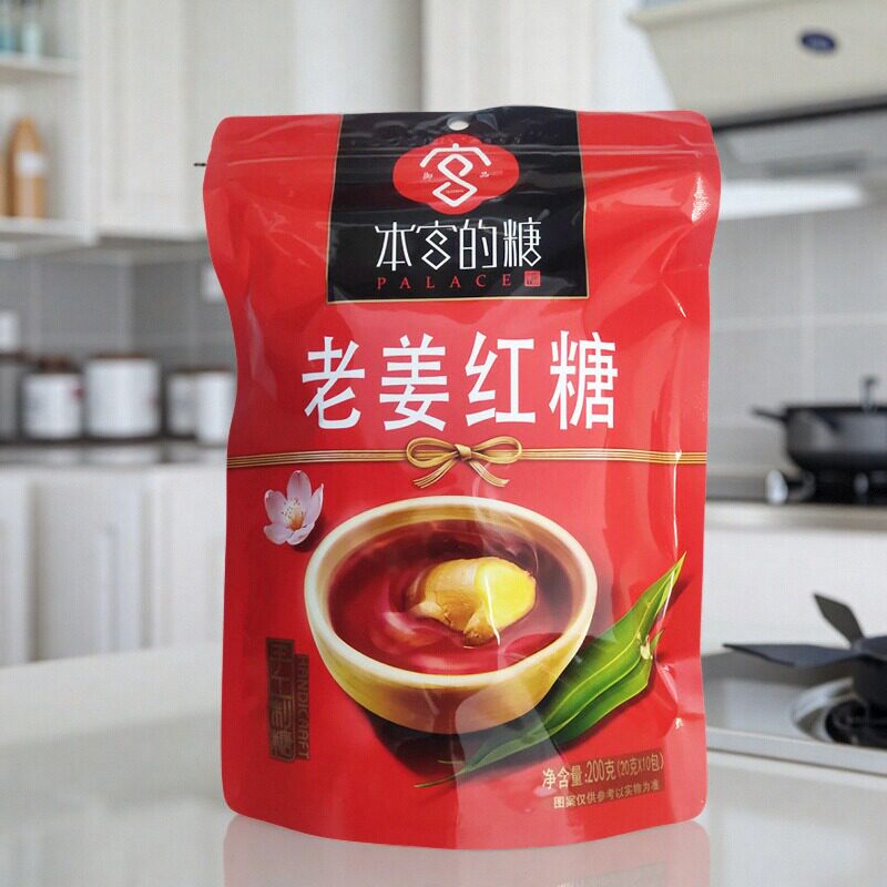 本宫的糖老姜红糖200克*30包/箱图片