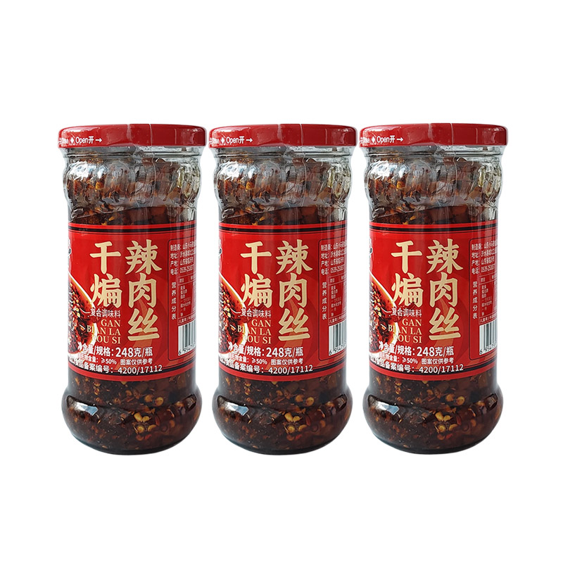 小马哥干煸辣肉丝248克/瓶
