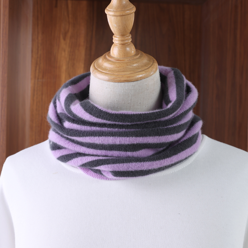 冬天羊毛围脖保暖百搭围巾男女套头脖套针织毛线护颈护脖子套防寒