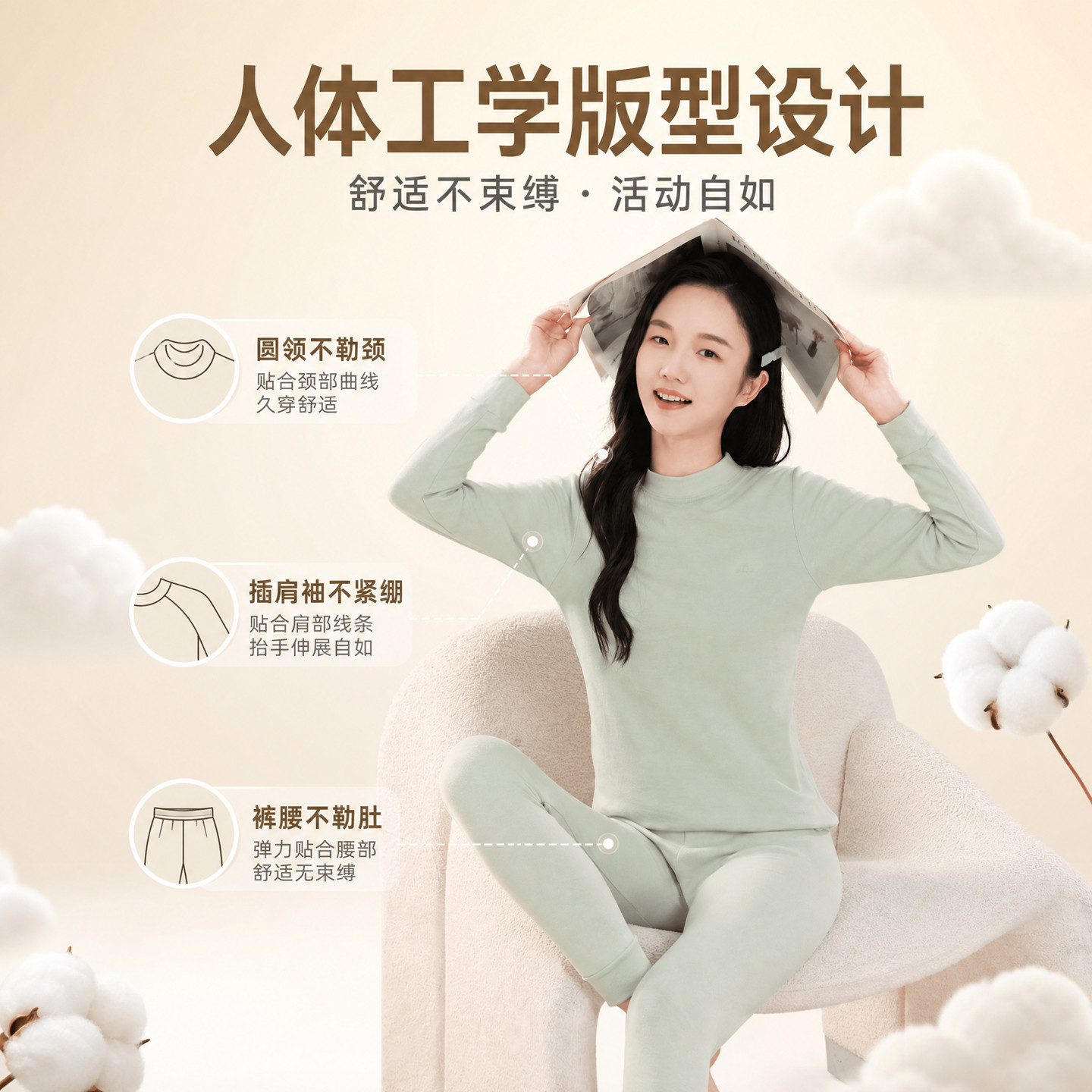 女童秋衣秋裤套装纯棉线衣线裤小女孩宝宝秋冬棉毛衫儿童全棉睡衣