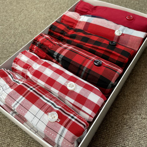 招来好运平安顺遂本命年男士阿罗裤大红全棉内裤蛇年大吉结婚礼物