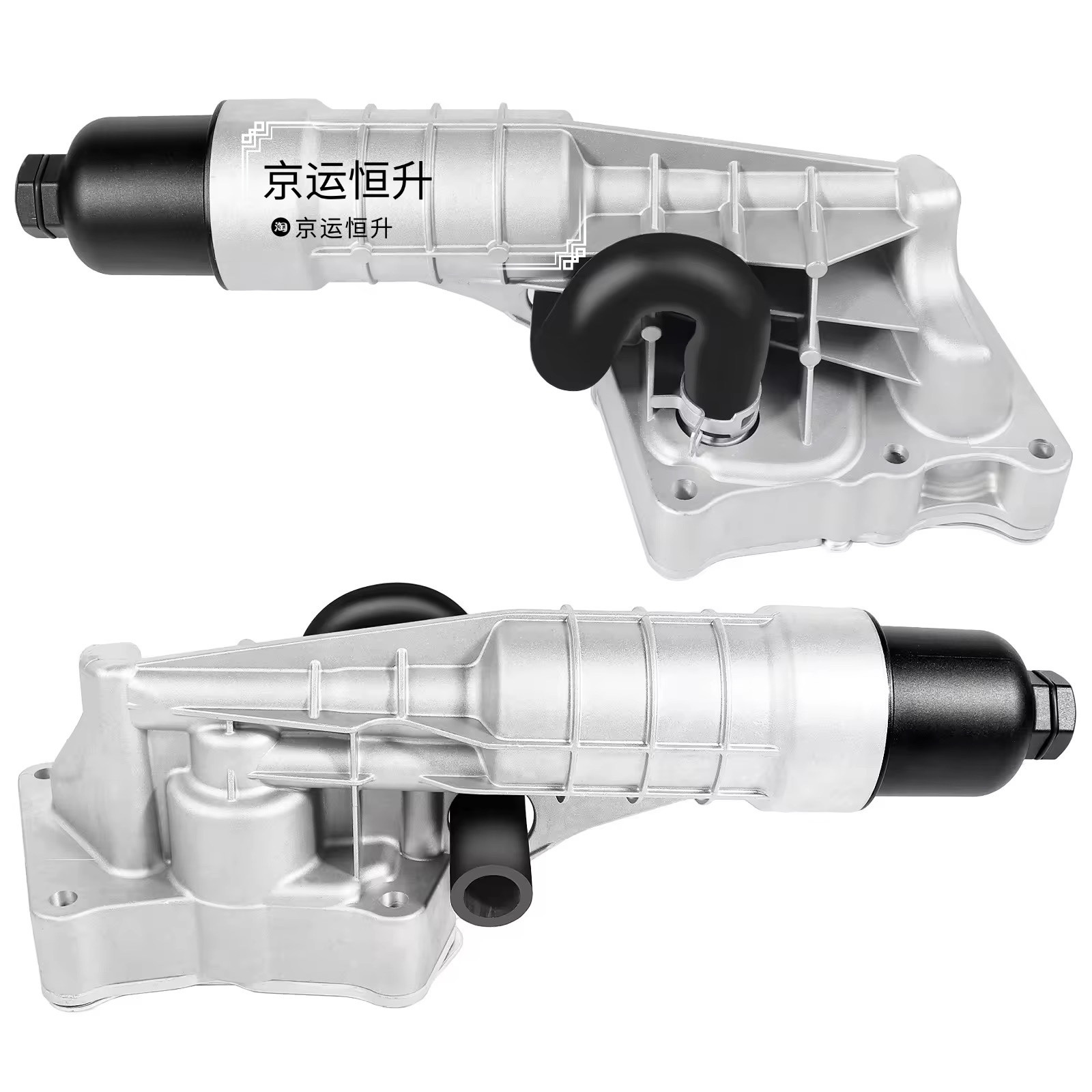适用奔驰M271C200C180E260机油格底座总成机油改进铝机滤芯底座