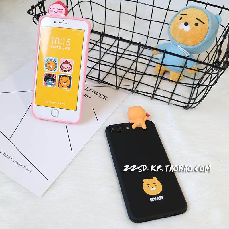 韩国kakao正品iPhone8 plus卡通立体手机壳苹果7plus防摔硅胶套女在类目 3C数码配件, 手机配件, 手机保护套/壳中 - 来自Buy2taobao.com提供专业的淘宝代购服务