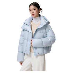 雪中飞25冬新款鹅绒女羽绒服连帽加厚抗寒保暖韩版潮流泡芙短外套