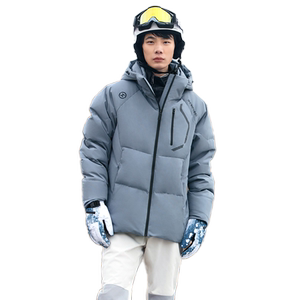 雪中飞2025春秋新款男士短款连帽羽绒服户外出行加厚抗寒运动中性