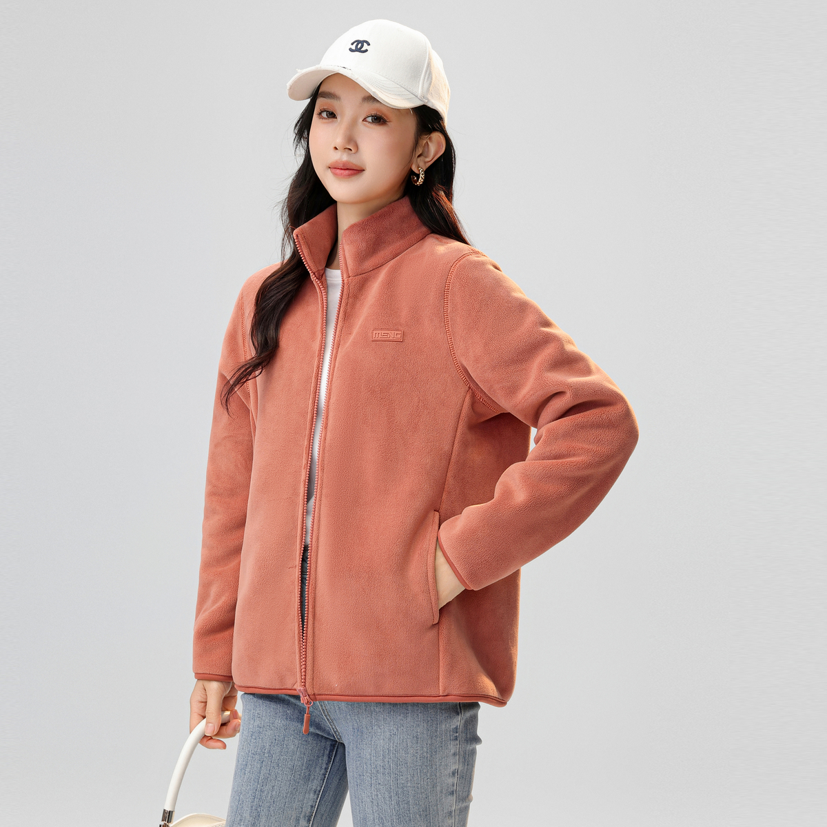 雪中飞休闲舒适摇粒绒外套