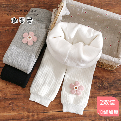 加厚保暖打底袜秋冬款裤子潮婴爱