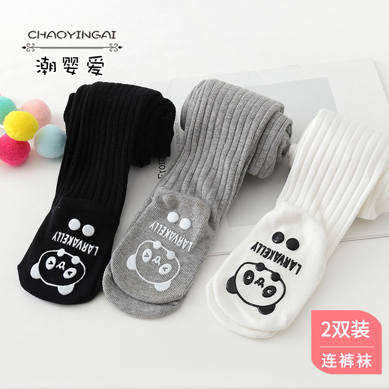 婴儿连体袜加大pp脚底脚底防滑