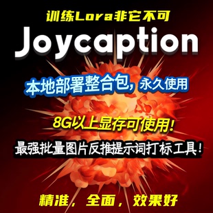 joycaption图片提示词反推lora打标签lora训练comyfui打标工具