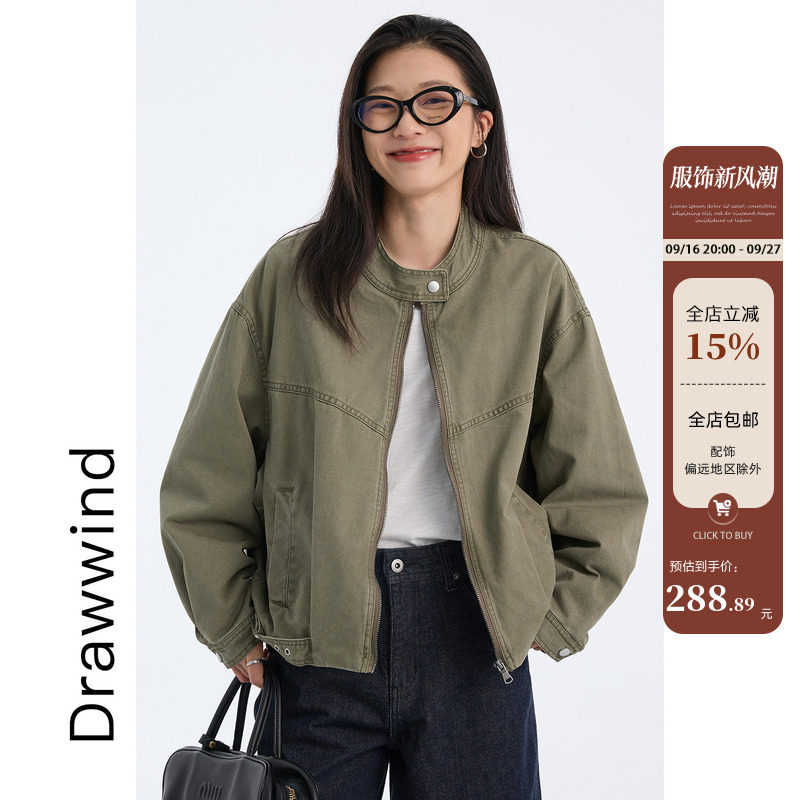 画风drawwind巴恩风工装夹克外套图片