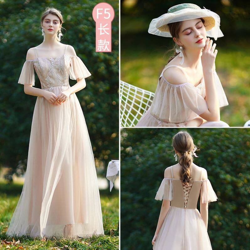 伴娘服仙气质创意伴娘服平时可穿伴娘礼服女2020年新款简约大气|msdalam kategori Butik wanita / wanita, perkahwinan/Cheongsam/pakaian, pakaian/malam - dari Buy2taobao.com untuk memberikan perkhidmatan ejen Taobao profesional membeli