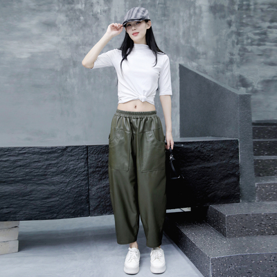 哈伦裤女2025年秋季新款萝卜裤