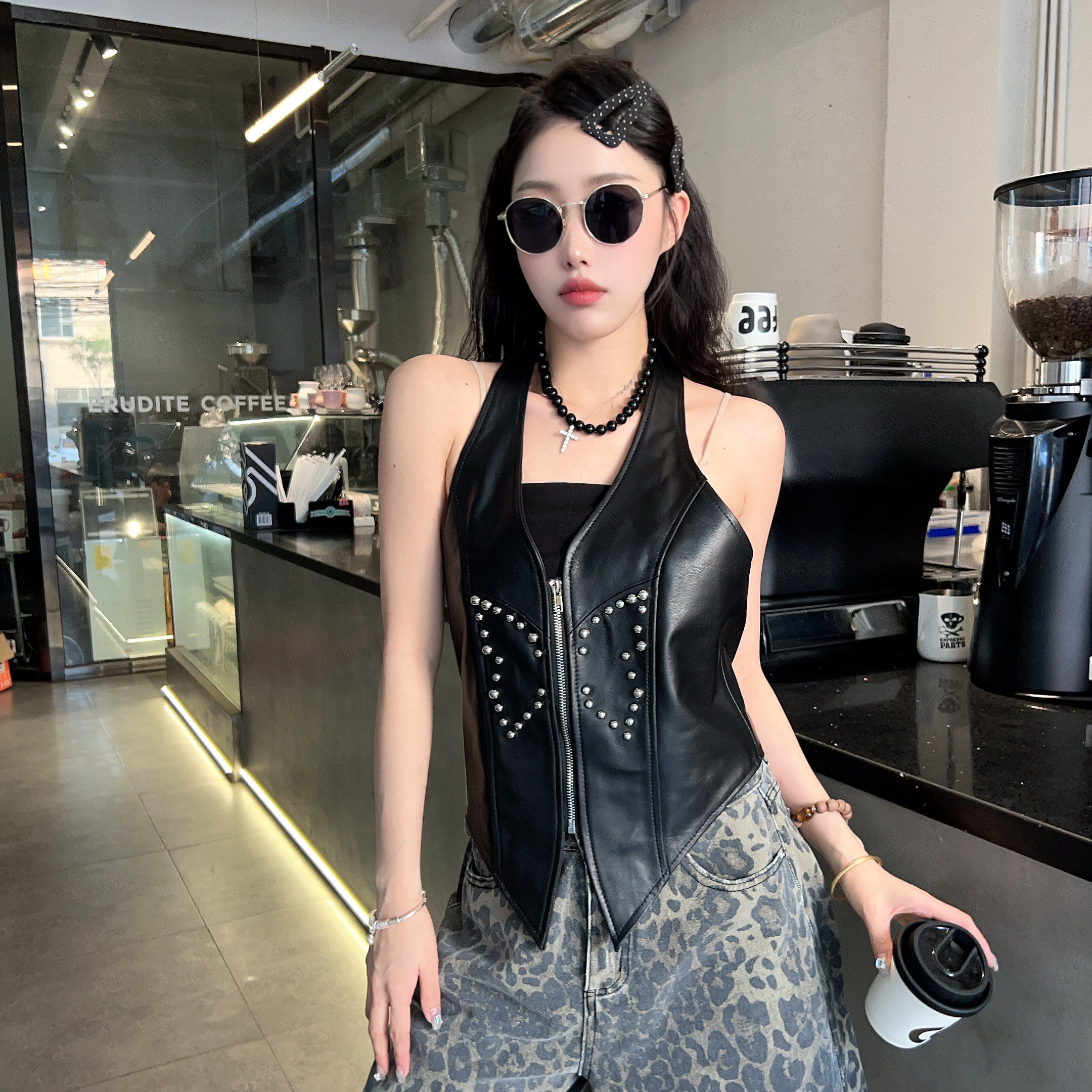 修身马甲女短款2025秋季新款