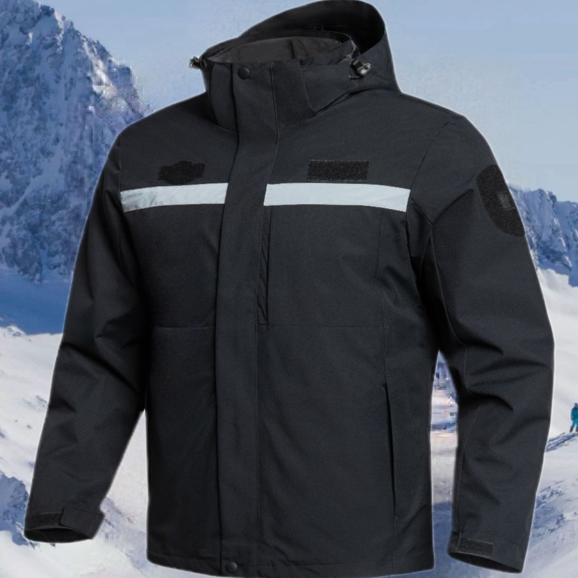 冬季多功能三合一通勤户外羽绒服