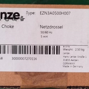 议价LENNE伦茨电抗器EZN3A0500H007变频器E82ZAFAC010议 议价