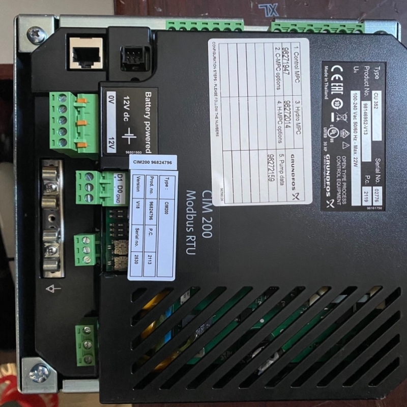 【议价】GDFOS格兰富CU352恒压供水98146952内置-议价