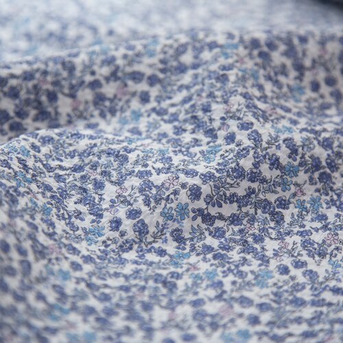 小纹工房80s盐缩服装布料碎花布