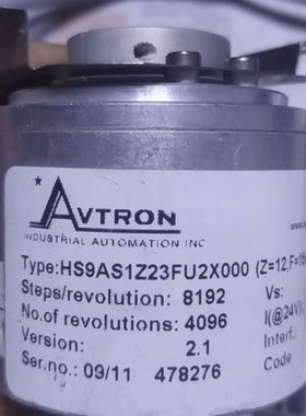二手AVTRON埃福创 美国 HS9As1z23FU2X000编码器，议价