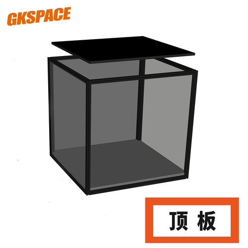 gk雕像展示柜手办展示架防尘定制