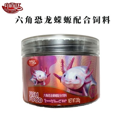 六角恐龙鱼蝾螈鱼饲料娃娃鱼底栖鱼清道夫小火龙鱼粮六六鱼食