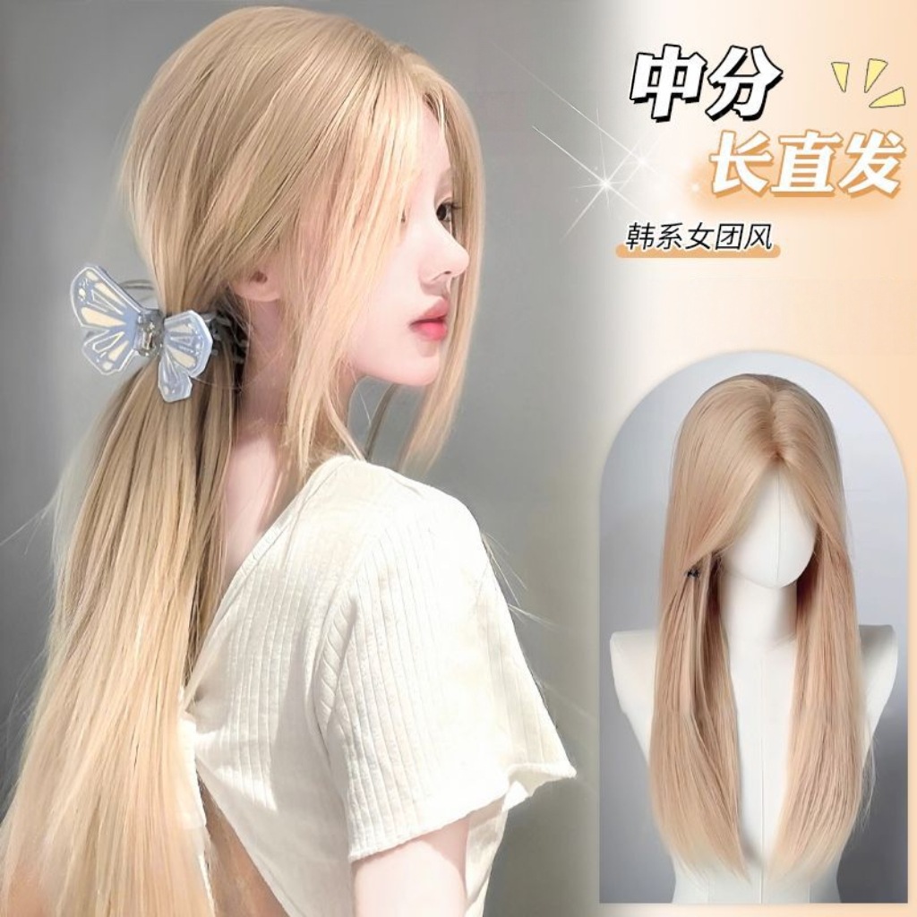 假发秋季薄款女团风rose