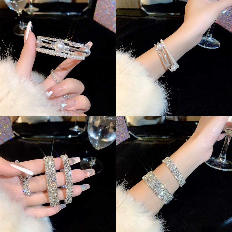 韩版简约个性轻奢超闪镶