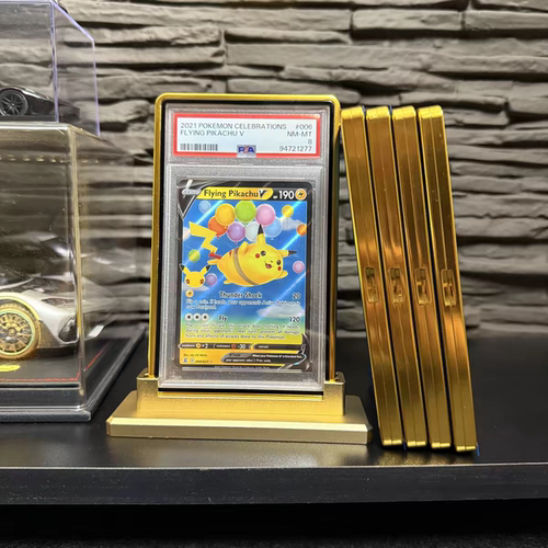 PSA35PT评级卡电镀保护套金属宝可梦球星卡CCIC35PT公博CGC35PT新
