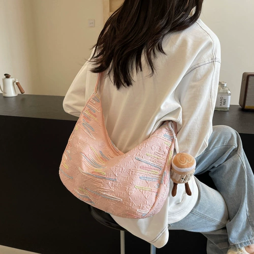 Вместительная и большая сумка через плечо для отдыха, летний шоппер, сумка на одно плечо