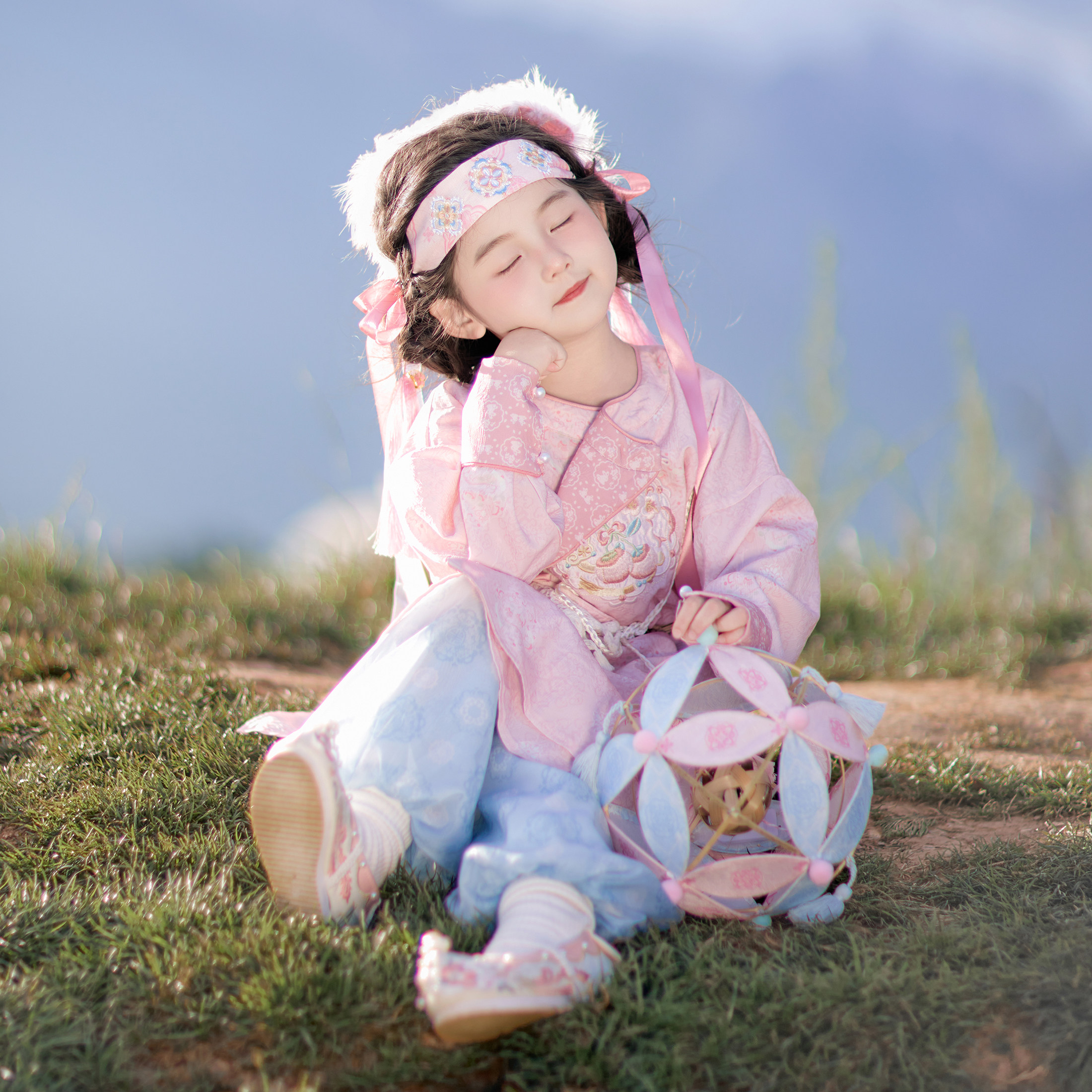 童锣湾女童唐制改良汉服春秋新款