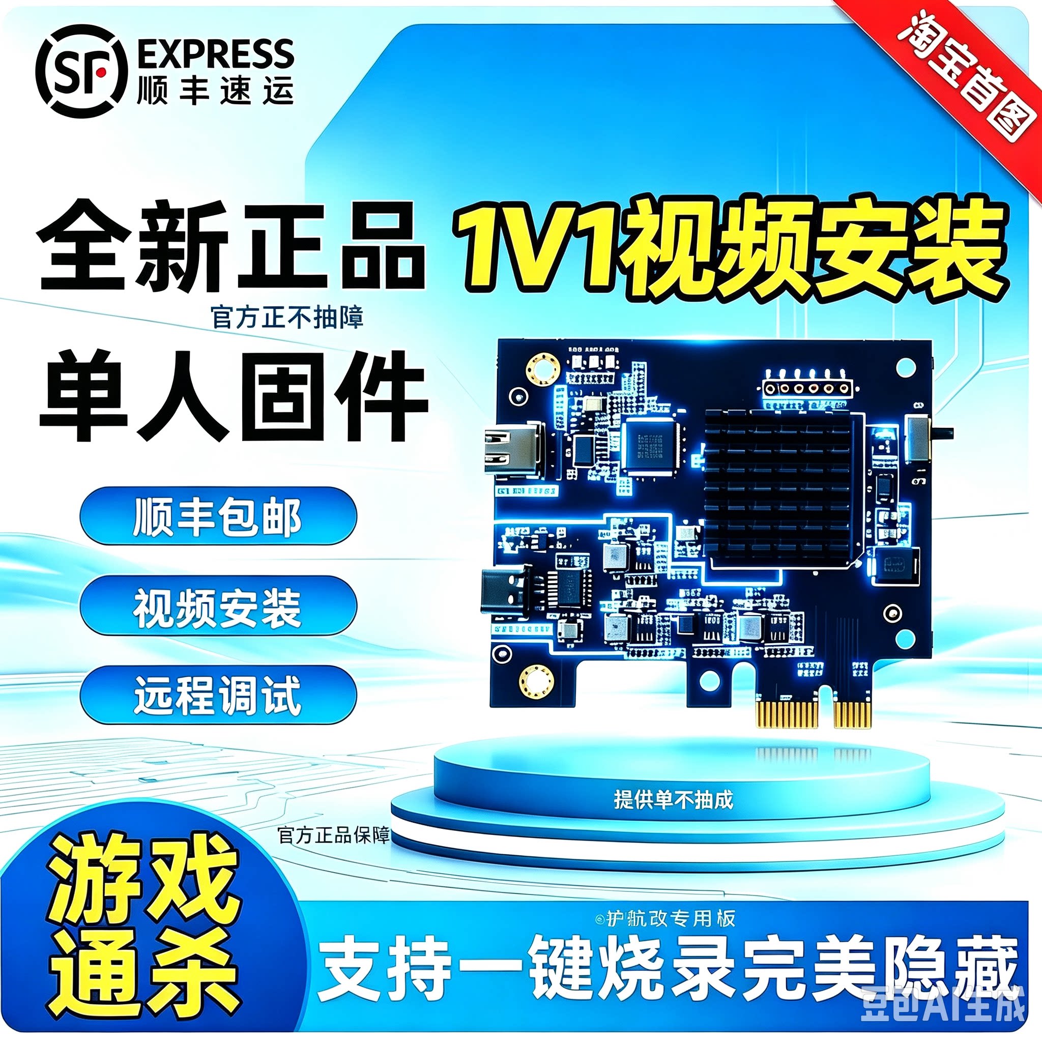 三角洲DMA板子硬件全套包安装定制过VTD 75T定制固件一对一包调试图片