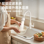 水龙头过滤器防溅花洒喷头水龙头延伸器可调节自来水滤水器带滤芯