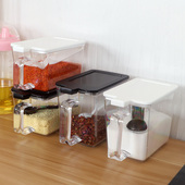 盐罐糖罐 调味罐调料盒 日本进口sanada厨房调味盒调料罐 大容量