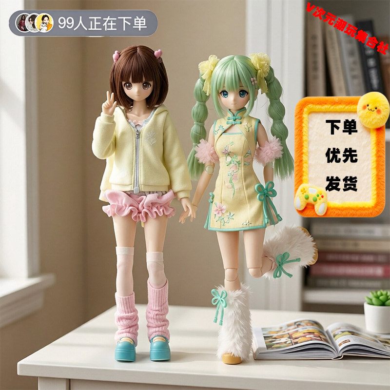 【首批】正版混合天使特六植发b潮玩盲盒