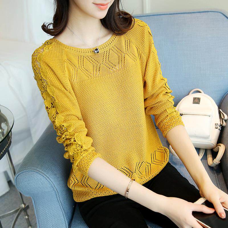 Empty coat Easy Hollow knitting Autumn Summer wear 2018 new pattern Blouse spring and autumn Socketin the Women's clothing/Boutique , Wool sweater  category - from Buy2taobao.com to provide professional Taobao agent buy service