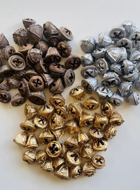 圣诞节金色银色桉树果尤加利果手工花材制作果子永生花配材纽扣果