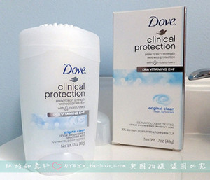 美直邮Dove Clinical Protection多芬高效腋下止汗香体膏48g祛味