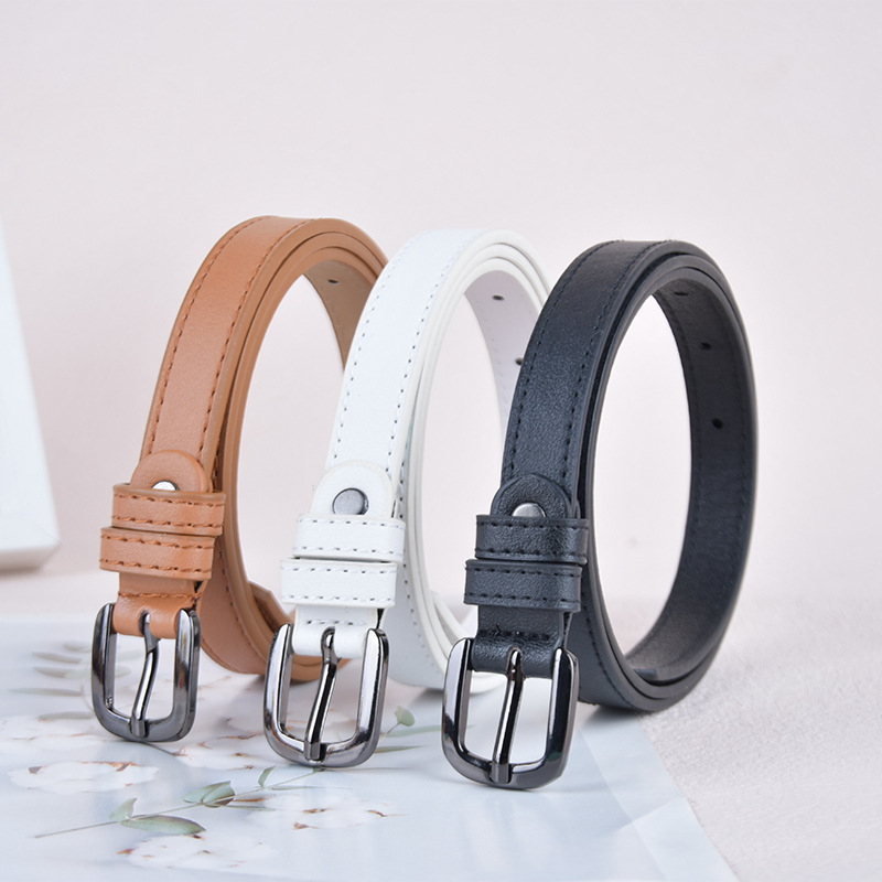 新款D扣简约学生潮搭女士腰带连衣裙毛妮装饰皮带时尚风女式腰带