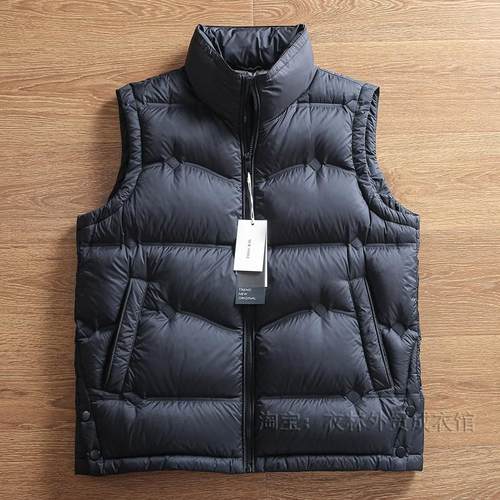 羽绒背心石墨烯发热蓬松90白鸭绒