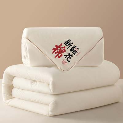 新疆棉花被字母被全棉冬被保暖被芯纯棉100被子禧辉纺织棉被褥