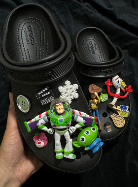 Crocs洞洞鞋配饰巴斯光年鞋扣