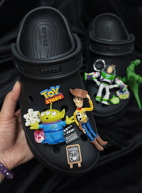 Crocs洞洞鞋配饰巴斯光年鞋扣